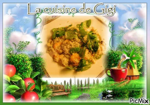 Salade de crevettes à l'huile d'orange de QUITOQUE - La-cuisine-de-gigi