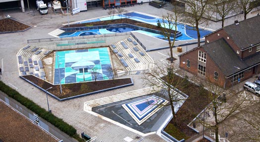 Multi-use City Square Collects Floodwater | Ecology Global Network