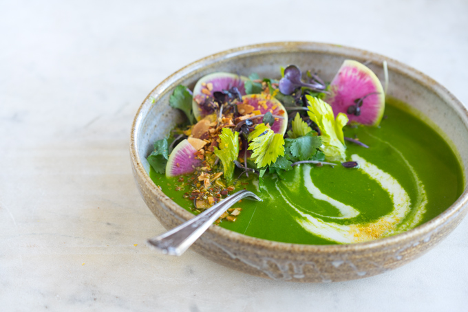 Ten Ingredient Alkalizing Green Soup Recipe - 101 Cookbooks