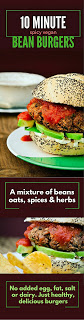 10 Minute Spicy Vegan Bean Burgers - Tinned Tomatoes