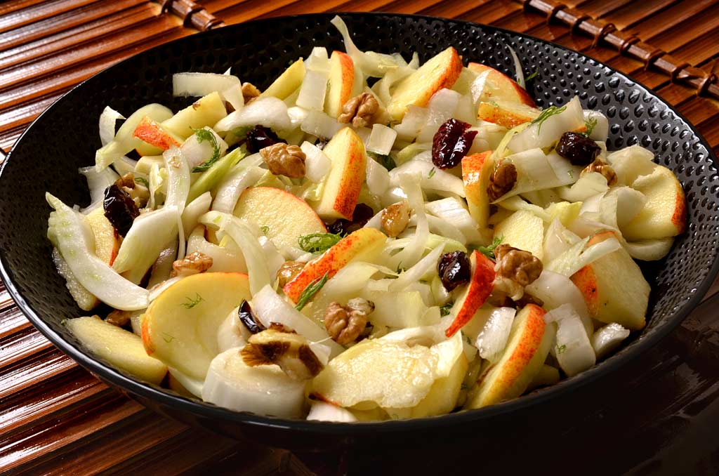 Salade d'automne aux endives et aux fruits - Ma Cuisine Santé