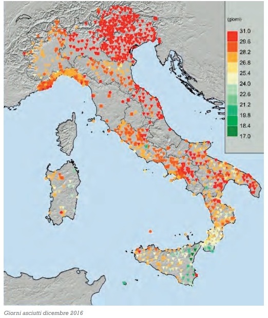Siccità e onde di calore: le criticità del clima nell'Italia del 2017 viste dall'Ispra - Greenreport: economia ecologica e sviluppo sostenibile