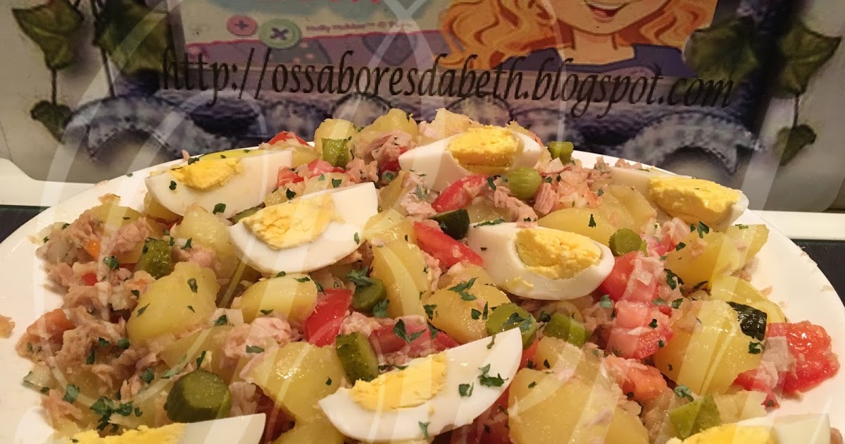 .: Salade Pommes de terre au Thon et Tomates / Salada de Batata com Atum e Tomates