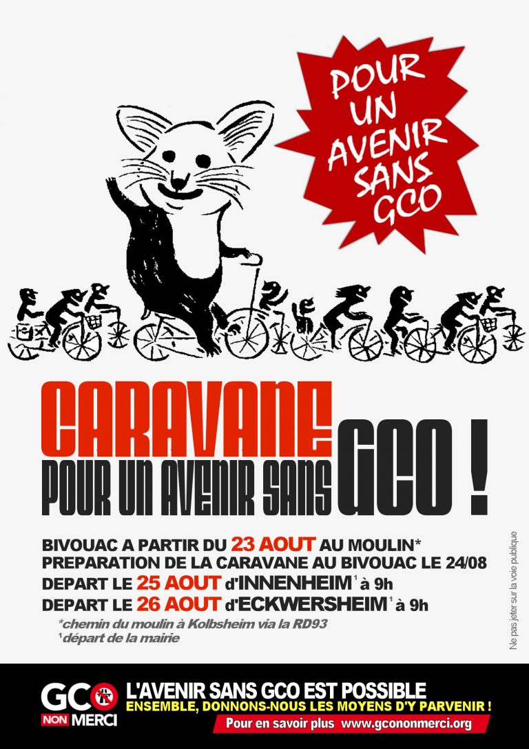Caravane contre GCO : des vélos contre l’autoroute | France Nature Environnement