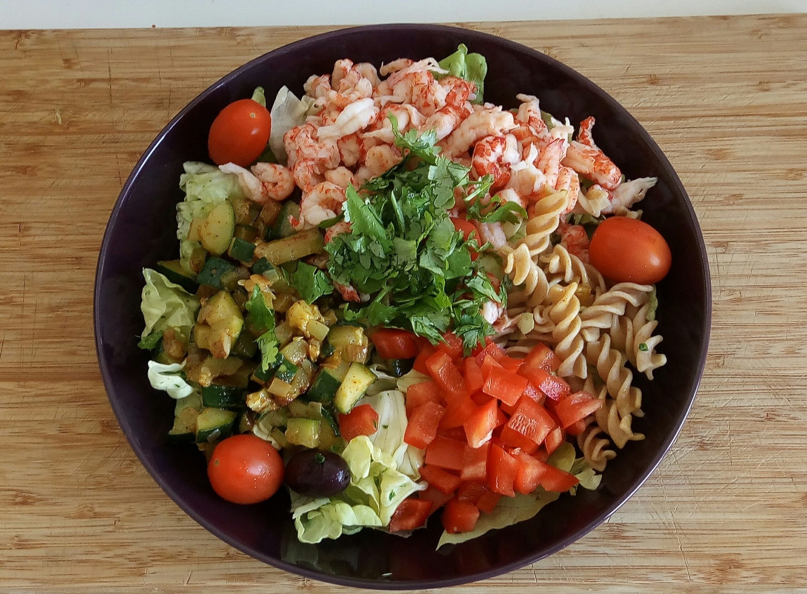 grosse salade composée - Baba's Kitchen