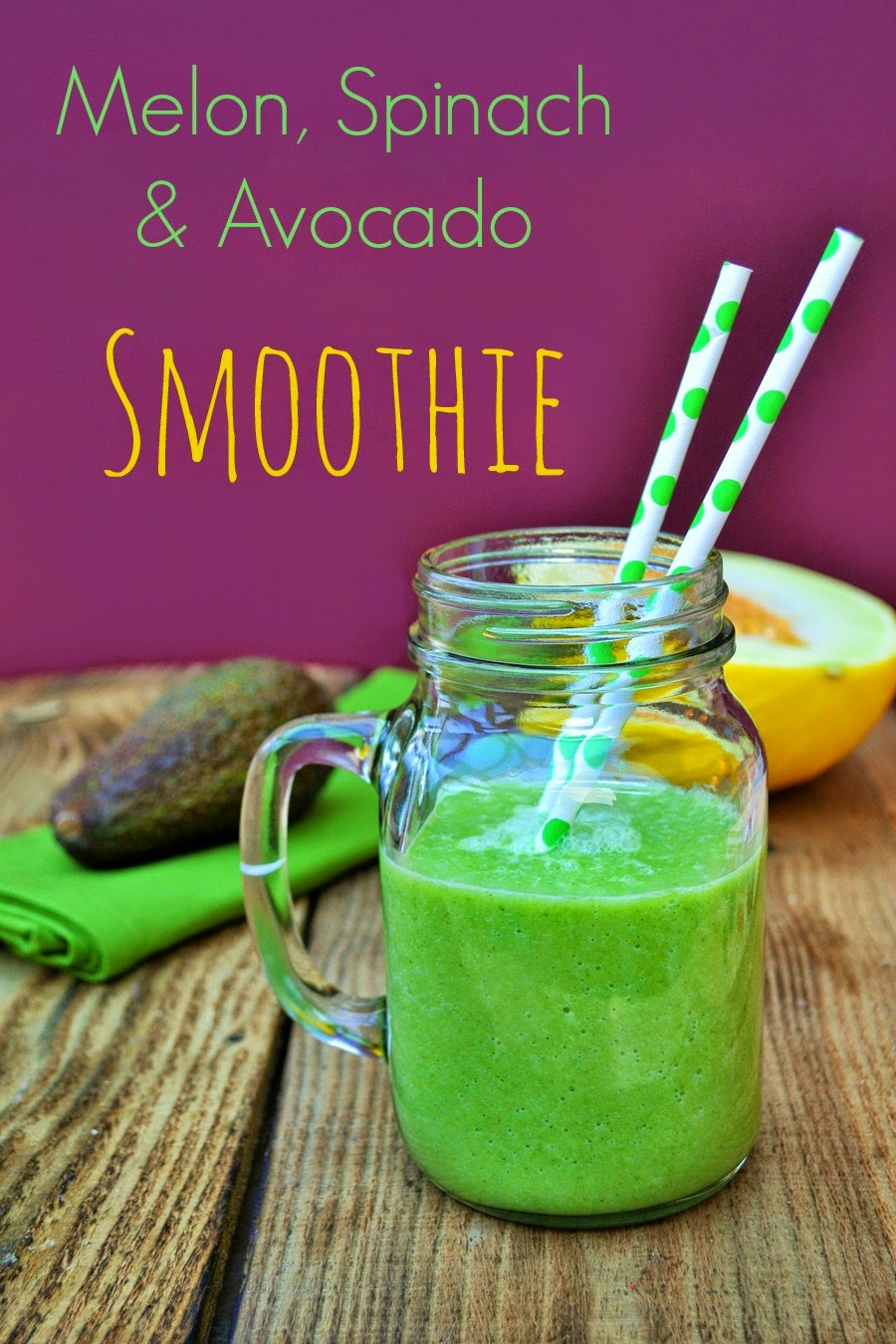 Melon, Spinach and Avocado Smoothie - Tinned Tomatoes