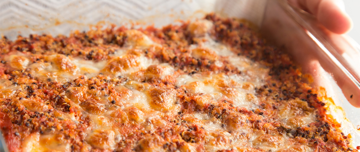 Quinoa pomodoro e mozzarella al forno - Cheap and Chop