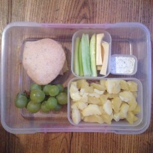 Lunch box n°1 : salade de pomme de terre au thon - Cuisine de Mémé MoniqCuisine de Mémé Moniq