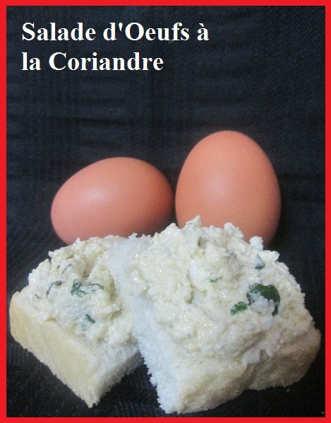 Salade d'Oeufs à la Coriandre - Ma Vie au Portugal  (Made In Portugal)