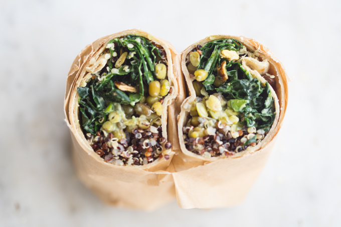 Make Ahead Super Green Vegan Quinoa Burritos Recipe - 101 Cookbooks