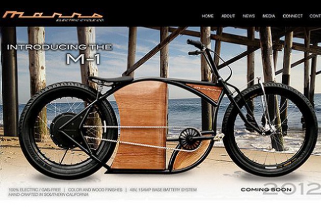 Bici elettrica Marrs Cycles M-1 che sembra una Harley Davidson. - Focus.it