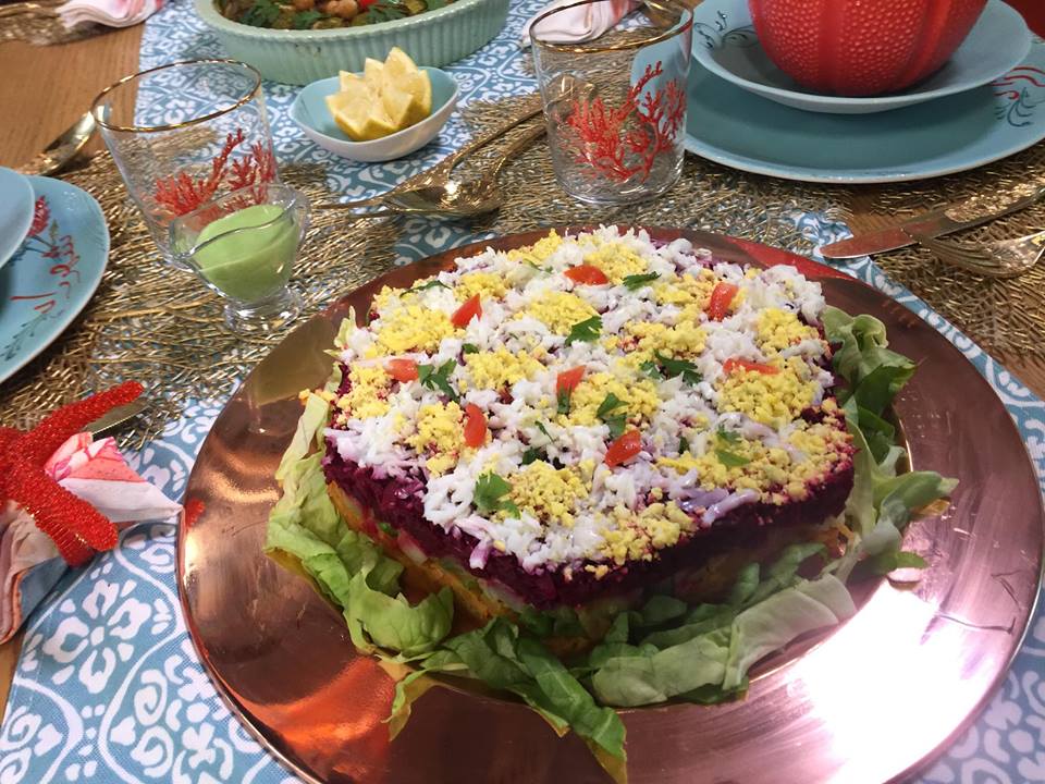 Décor salade algérienne, samira tv
