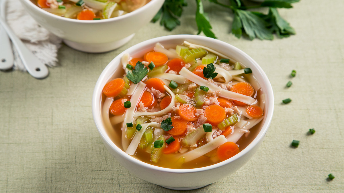 Vegan "Chicken" Noodle Soup Recipe - Vegetarian Times