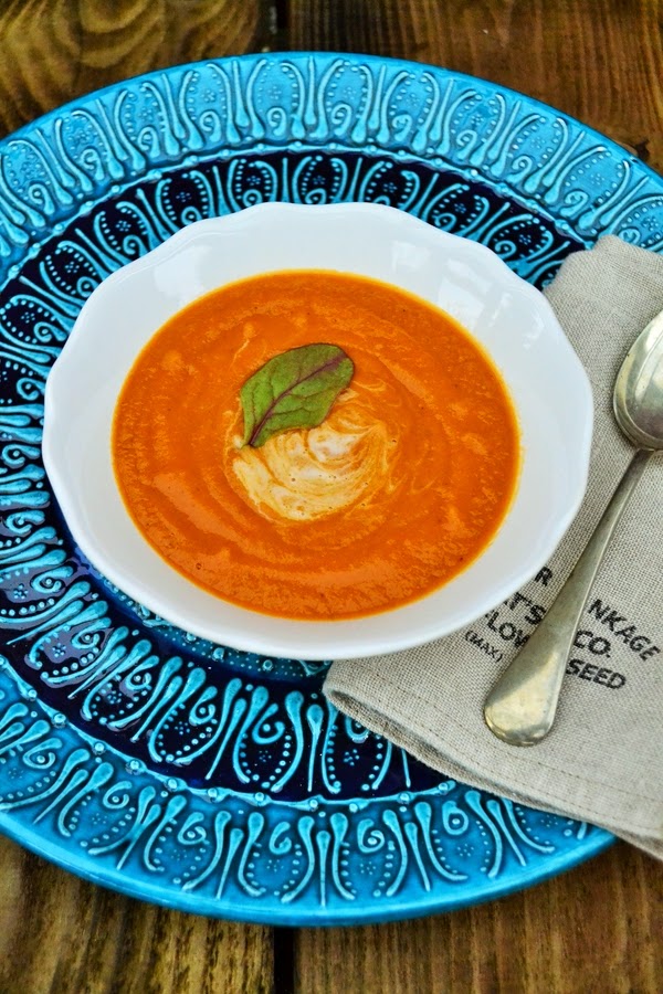 Creamy Butternut Squash and Tomato Soup - Tinned Tomatoes