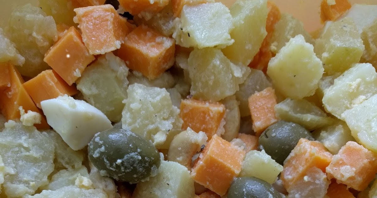 Les Vagabondages de Vi@ne: Salade pommes de terre, mimolette, noix de cajou....