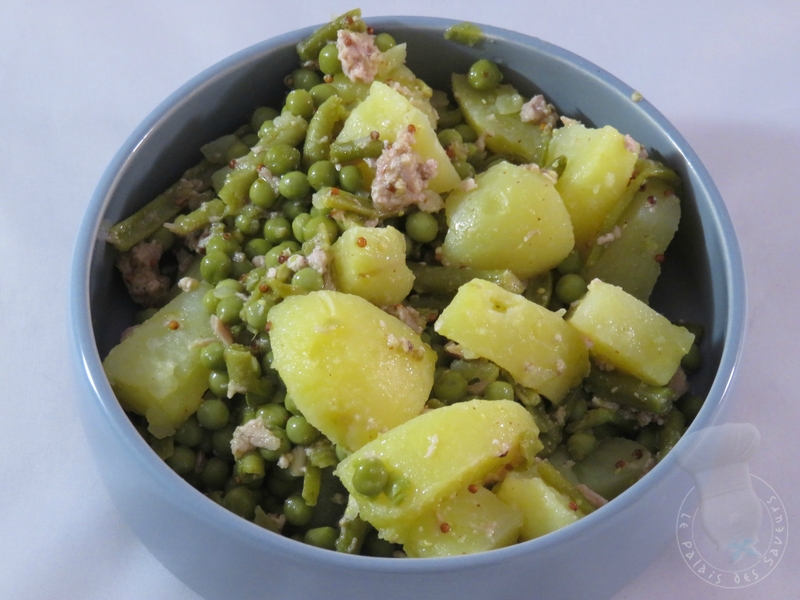 Salade de pommes de terre aux légumes verts et thon - Le Palais des Saveurs