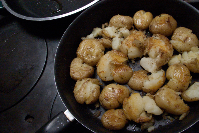 Lori's Skillet Smashed Potatoes Recipe - 101 Cookbooks