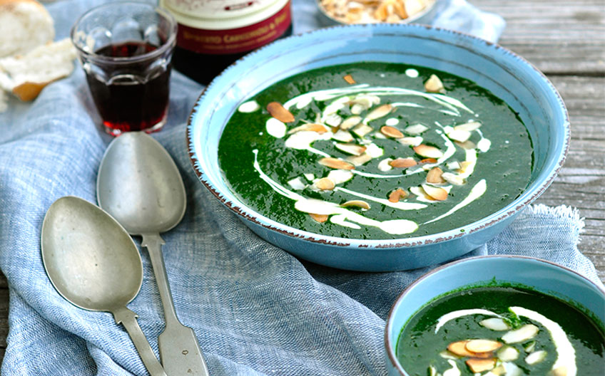 Sopa de Espinaca y Kale - Espacio Culinario