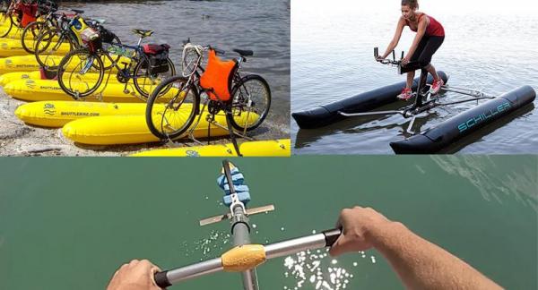 Tres modelos de bici acuática - EcologíaVerde