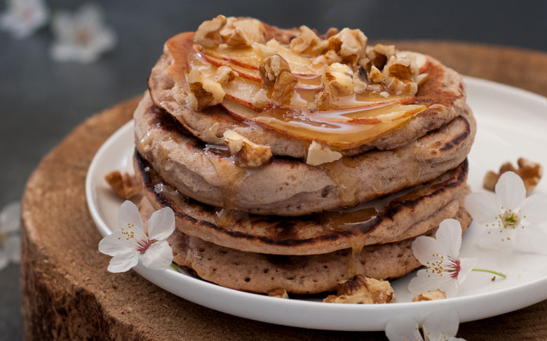 Pancakes de Espelta - Espacio Culinario