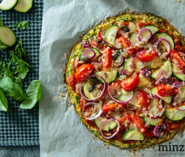 Low-Carb: Zucchini-Crust Pizza | minzgrün