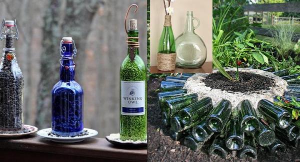 Ideas sencillas para reciclar botellas de cristal - EcologíaVerde