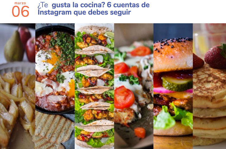Women-Talk: "¿Te gusta cocinar? 6 cuentas de IG que debes seguir" - Espacio Culinario