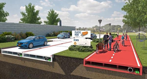 Carreteras de plástico reciclado ya están en Holanda - EcologíaVerde