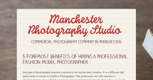 Manchester Photography Studio  | Smore Newsletters