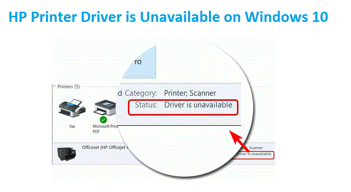 HP Printer driver is unavailable in Windows 10 [Solved]